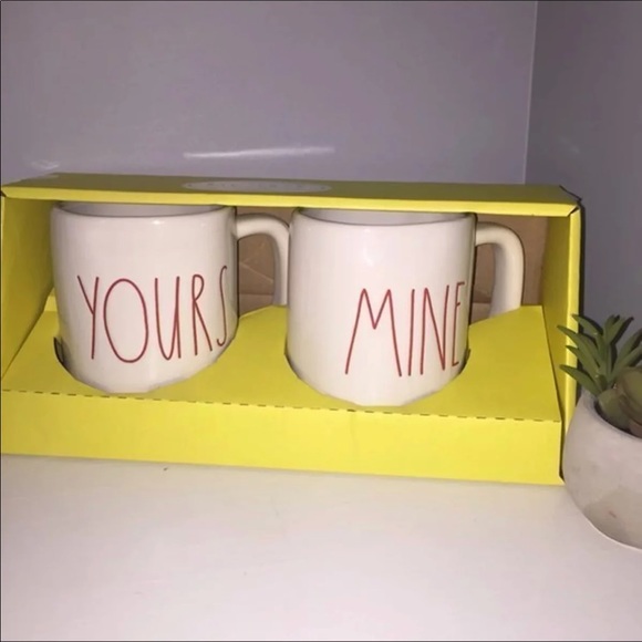 ☕️ Rae Dunn - Your & Mine Coffee Mug Set - Picture 2 of 2